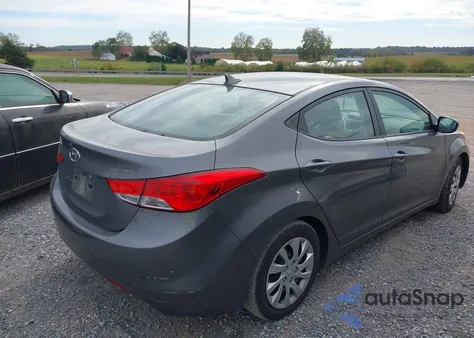 2012 Hyundai Elantra Gls from USA, damaged, VIN 5NPDH4AE8CH101130